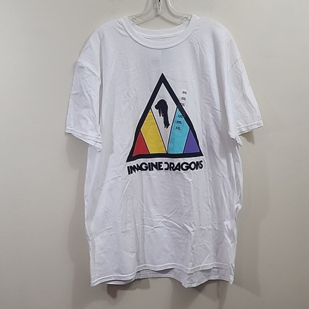 Imagine Dragons NWT transcend‎ logo graphic short sleeve t-shirt men's size XXL